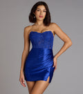 Tiffany Strapless Corset Mini Dress