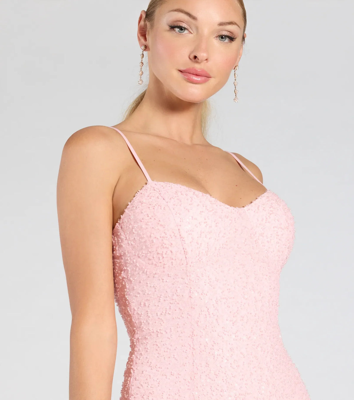 Regina Sweetheart Beaded A-Line Party Dress