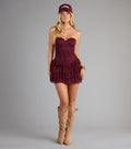 Laced In Love Corset Mini Dress