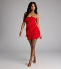 Spice It Up Ruffle Mini Tube Dress