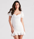 Looking Like A Day Dream Eyelet Lace Dress