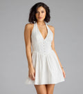 Sweet Silhouette Drop Waist Skater Dress
