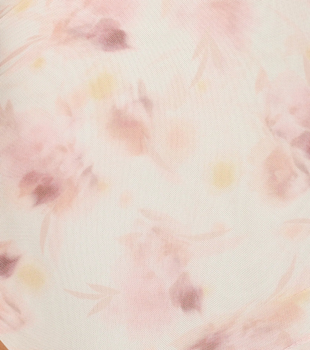 Sweet Style Off-The-Shoulder Floral Mini Dress
