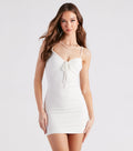 Happily In Love Scoop Neck Mini Dress