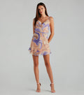 Momemt To Marvel Chiffon A-Line Short Dress