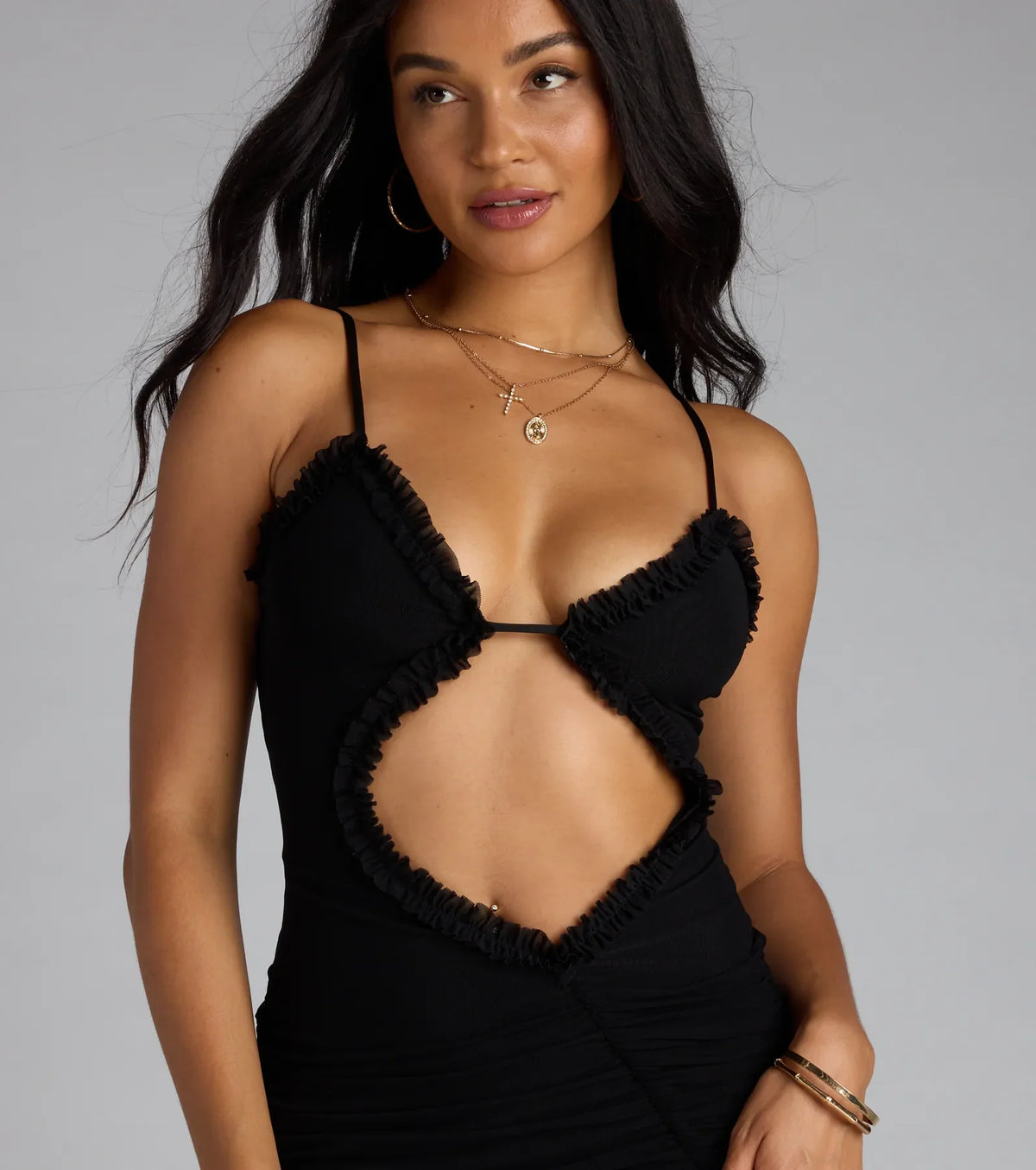 Too Extra Cutout Bodycon Mini Dress
