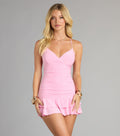 Ruffle With It Ruffle Mini Dress