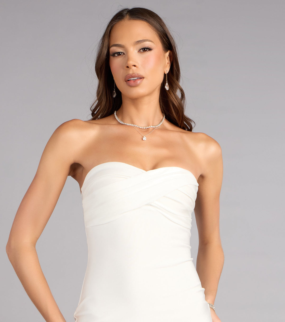 Bombshell Era Tube Bodycon Mini Dress