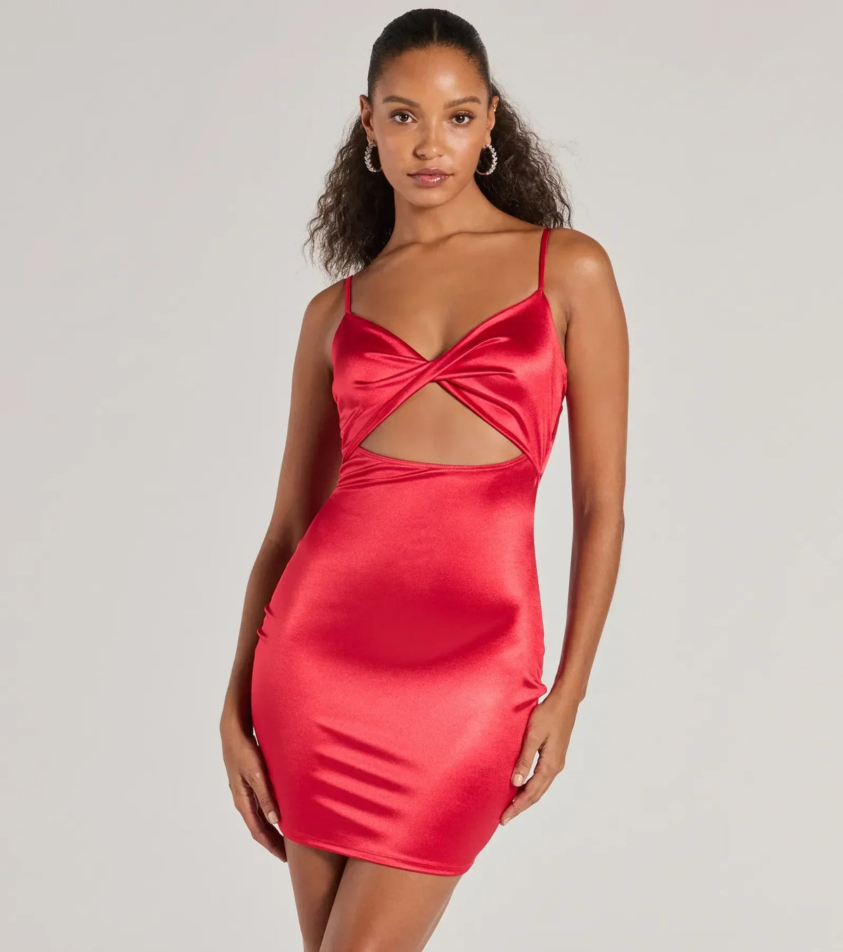 Strut To The Club Cutout Mini Dress