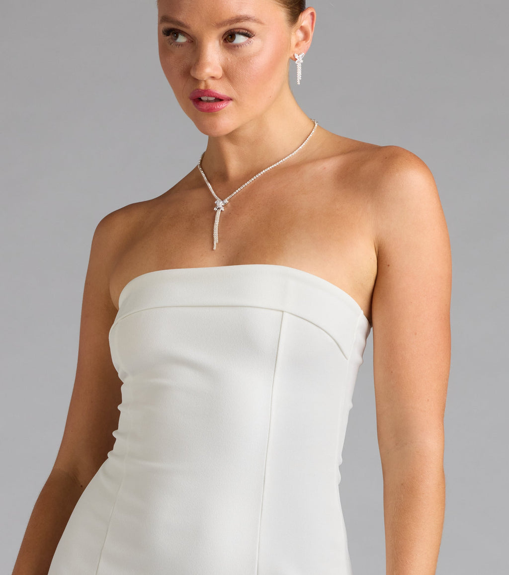 Forever Chic Drop Waist A-line Mini Dress