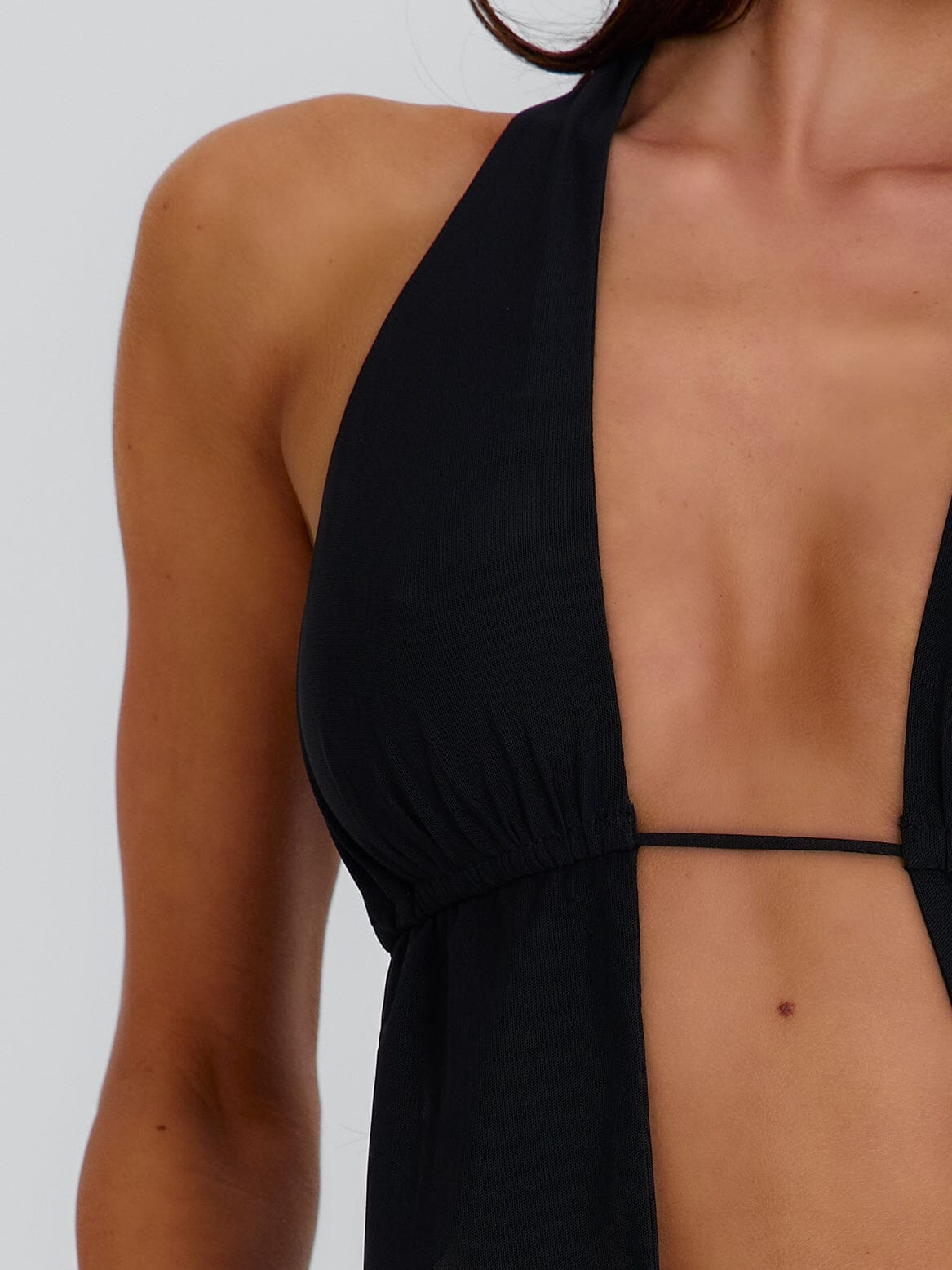 Abby Capri Jumpsuit Black