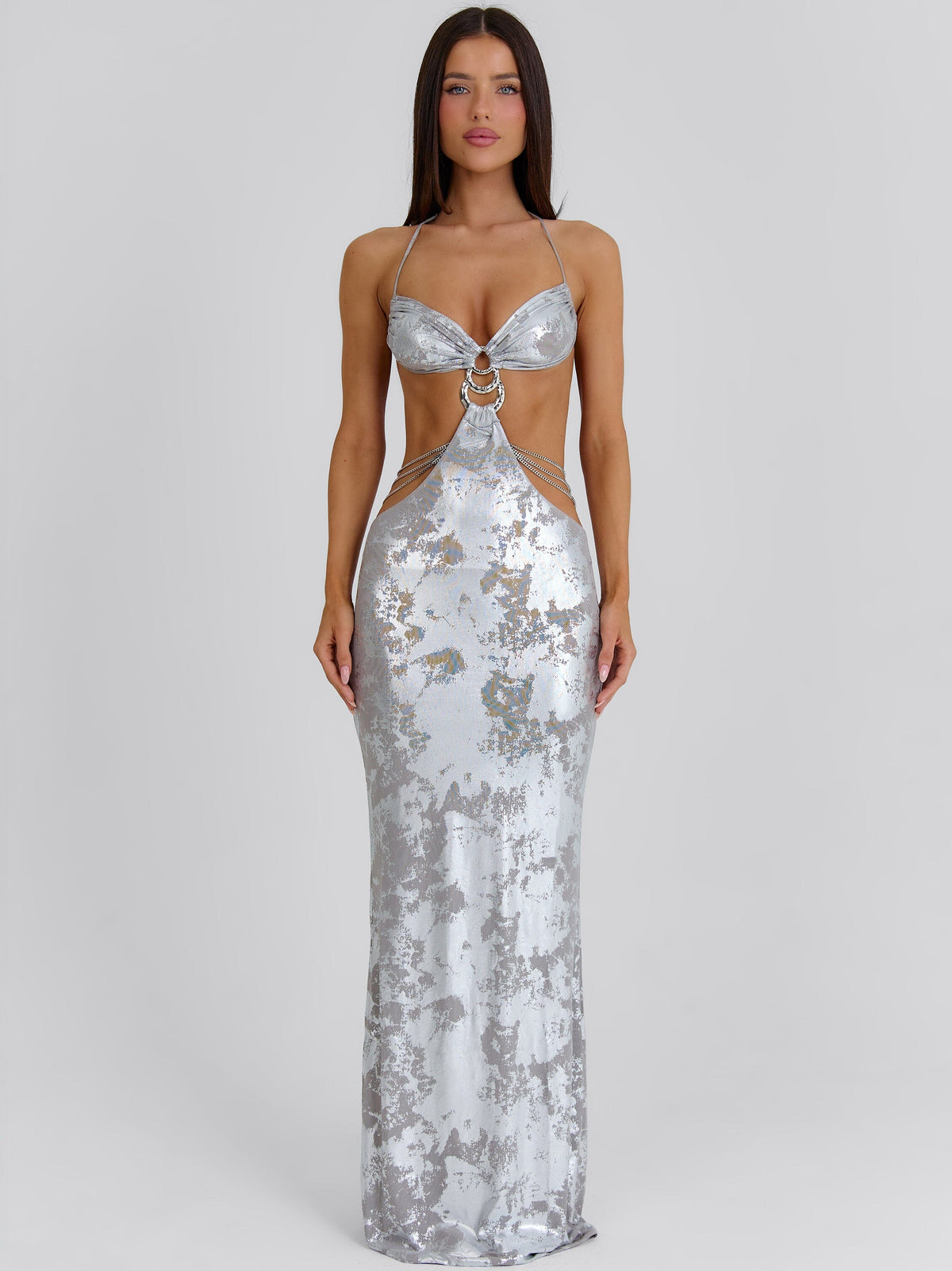 Allira Maxi Dress Silver