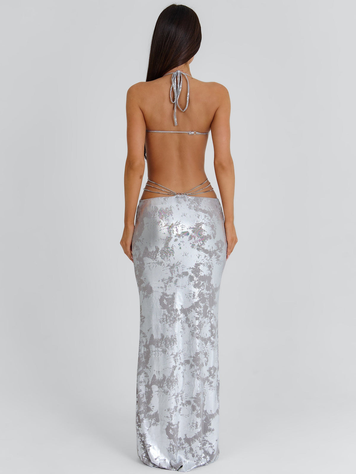 Allira Maxi Dress Silver