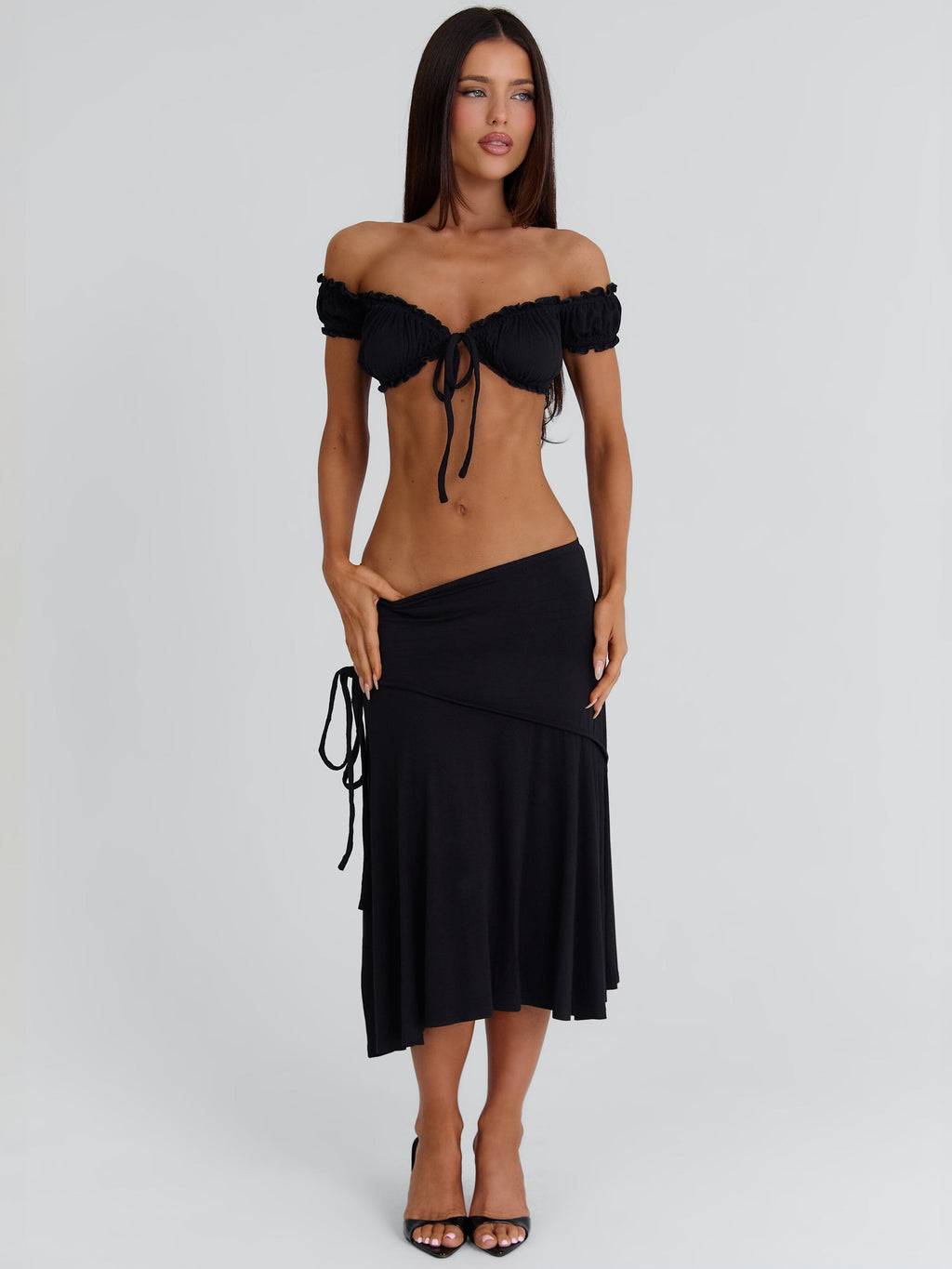 Arrielle Crop Top Black