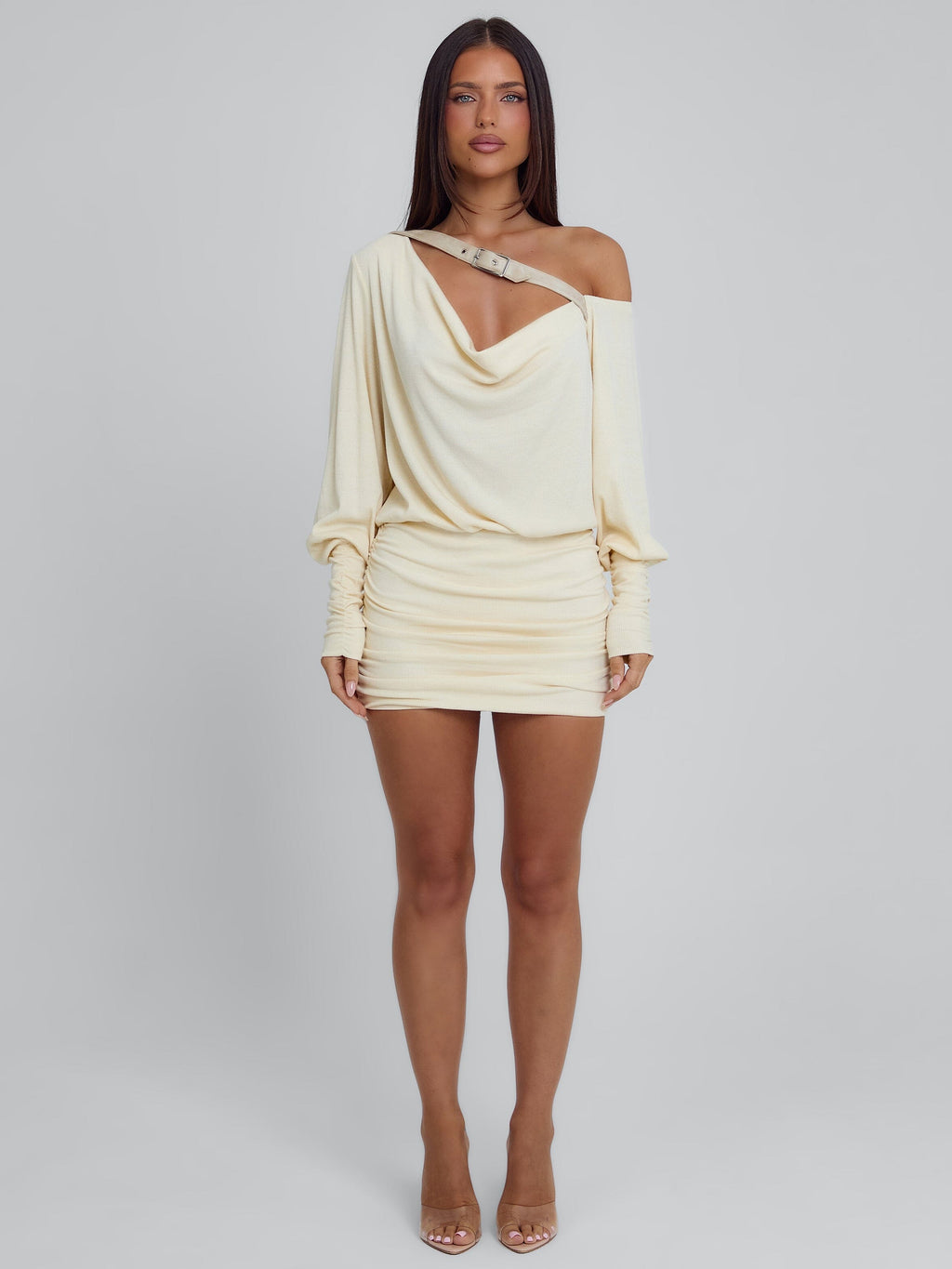 Azari Mini Dress Cream