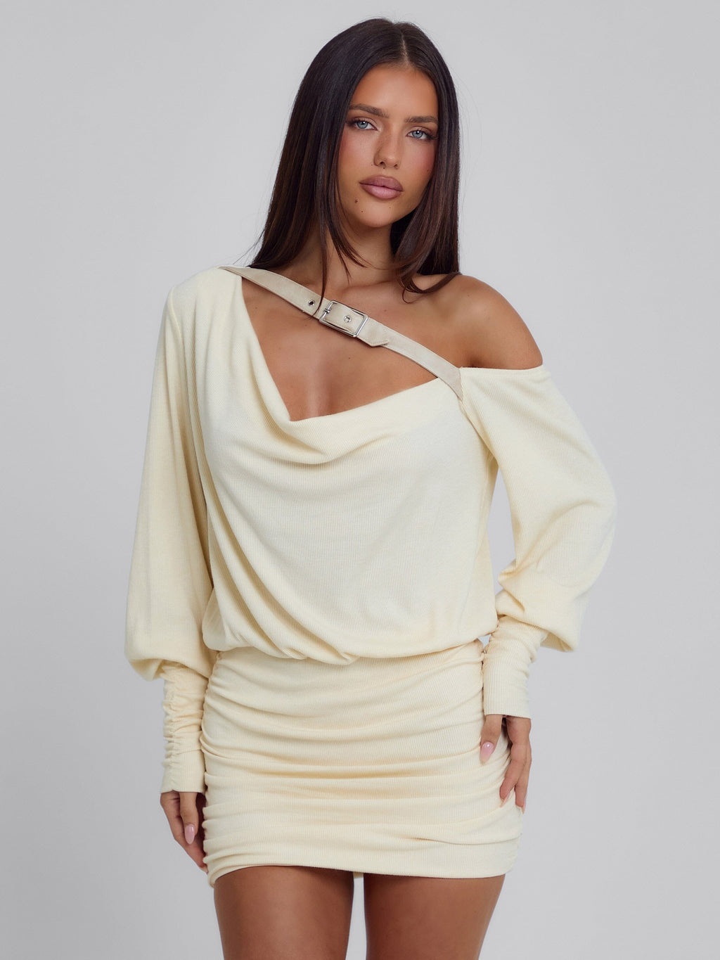 Azari Mini Dress Cream