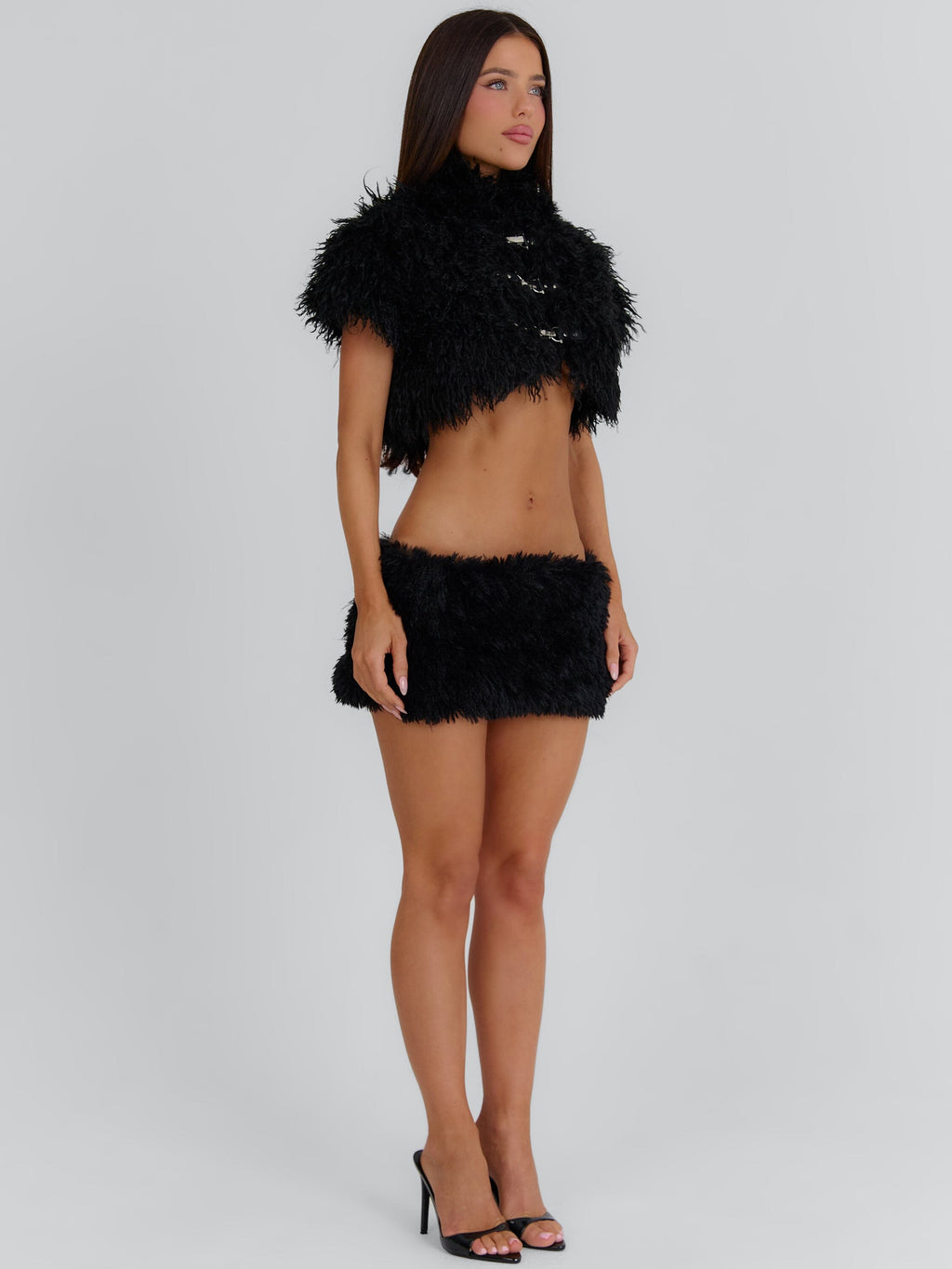 Quincey Cropped Jacket Black