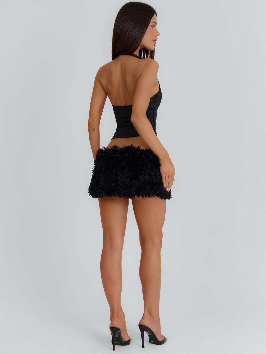 Barbara Mini Skirt Black