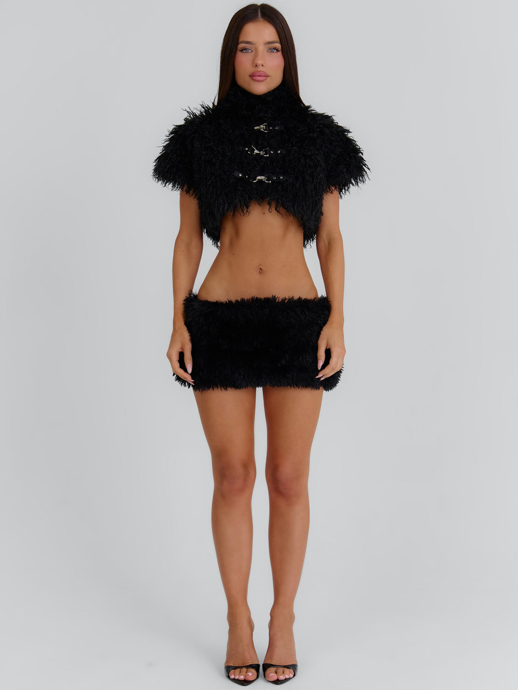 Quincey Cropped Jacket Black