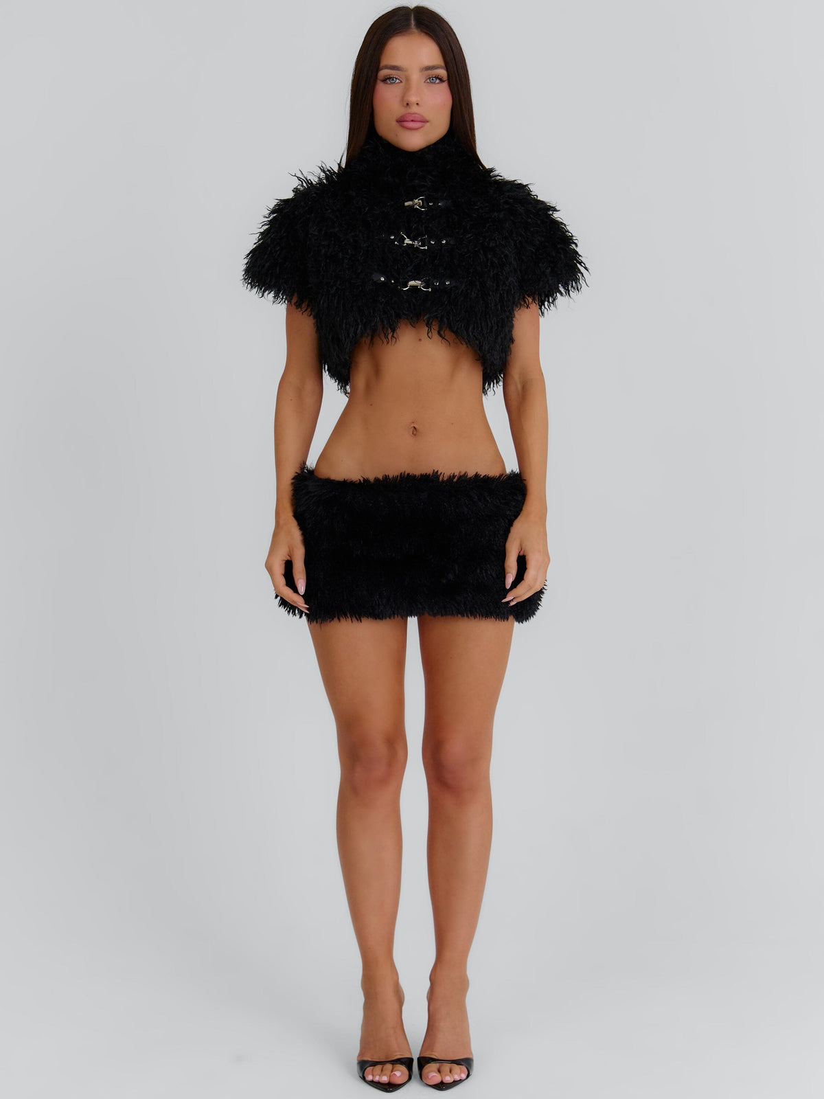 Quincey Cropped Jacket Black