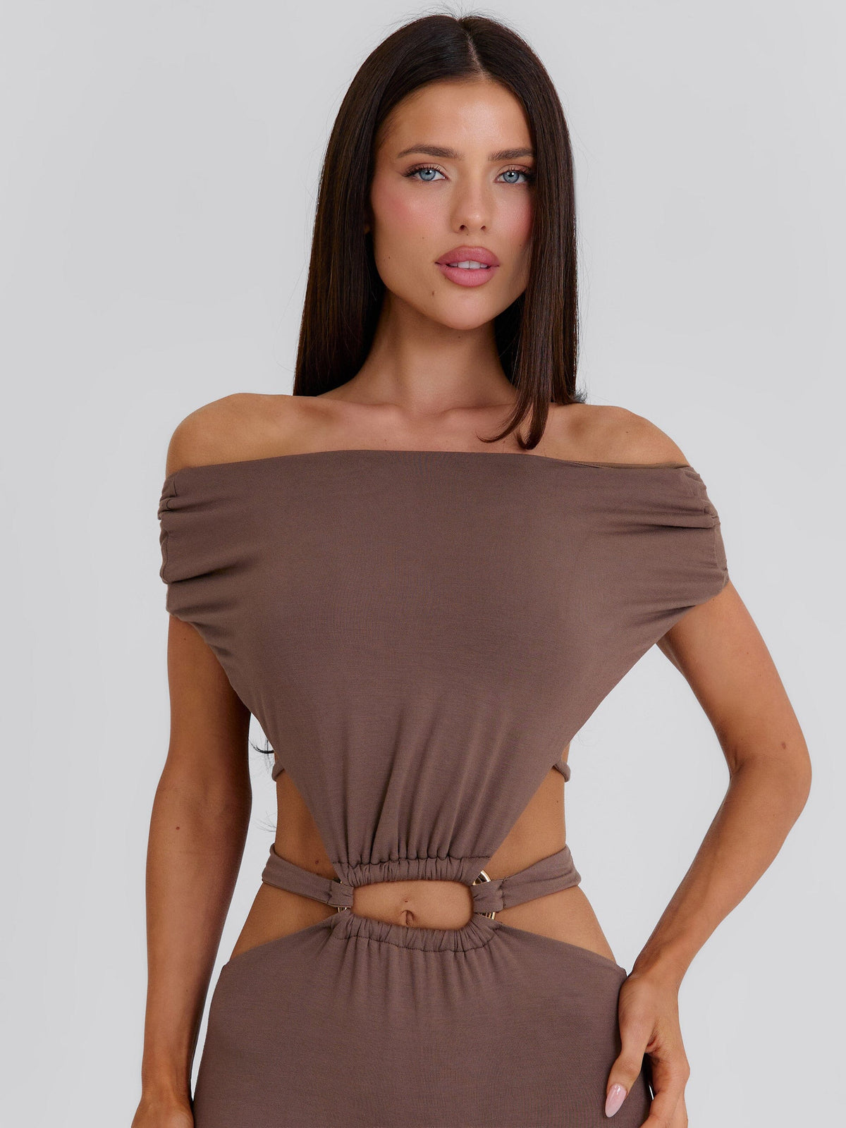 Bibiana Capri Jumpsuit Brown