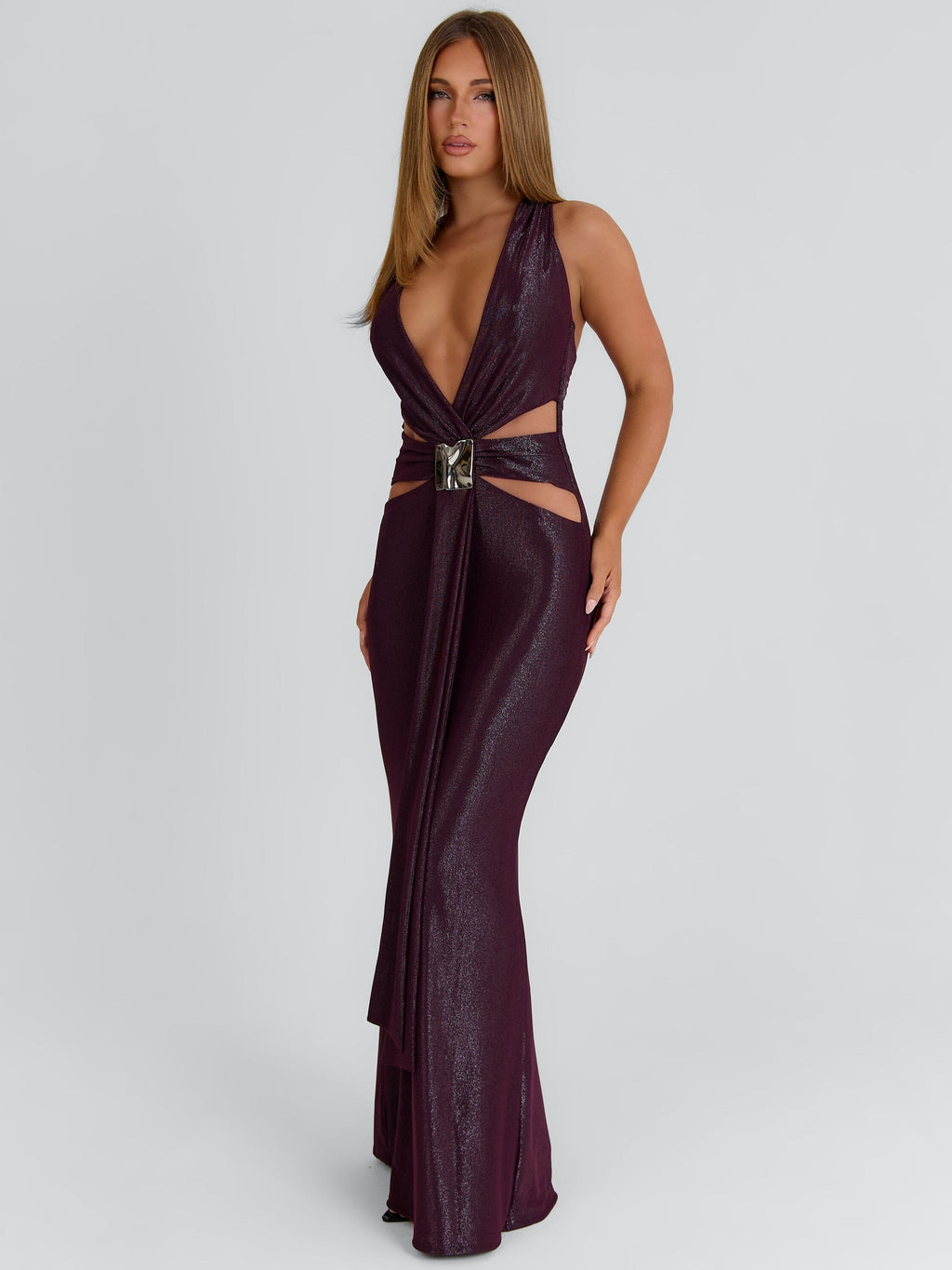 Britt Maxi Dress Plum