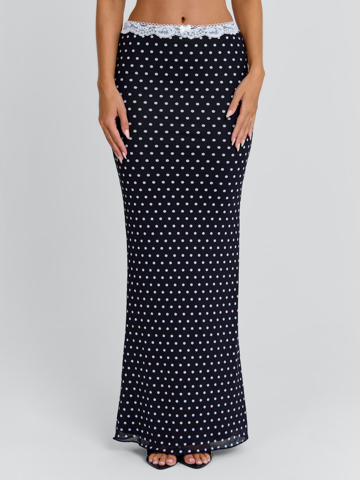 Cali Maxi Skirt Polka Dot