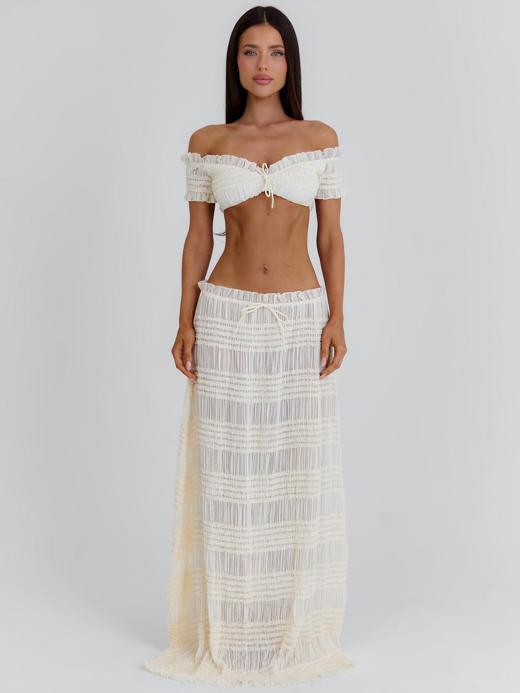 Cassidee Crop Top Cream