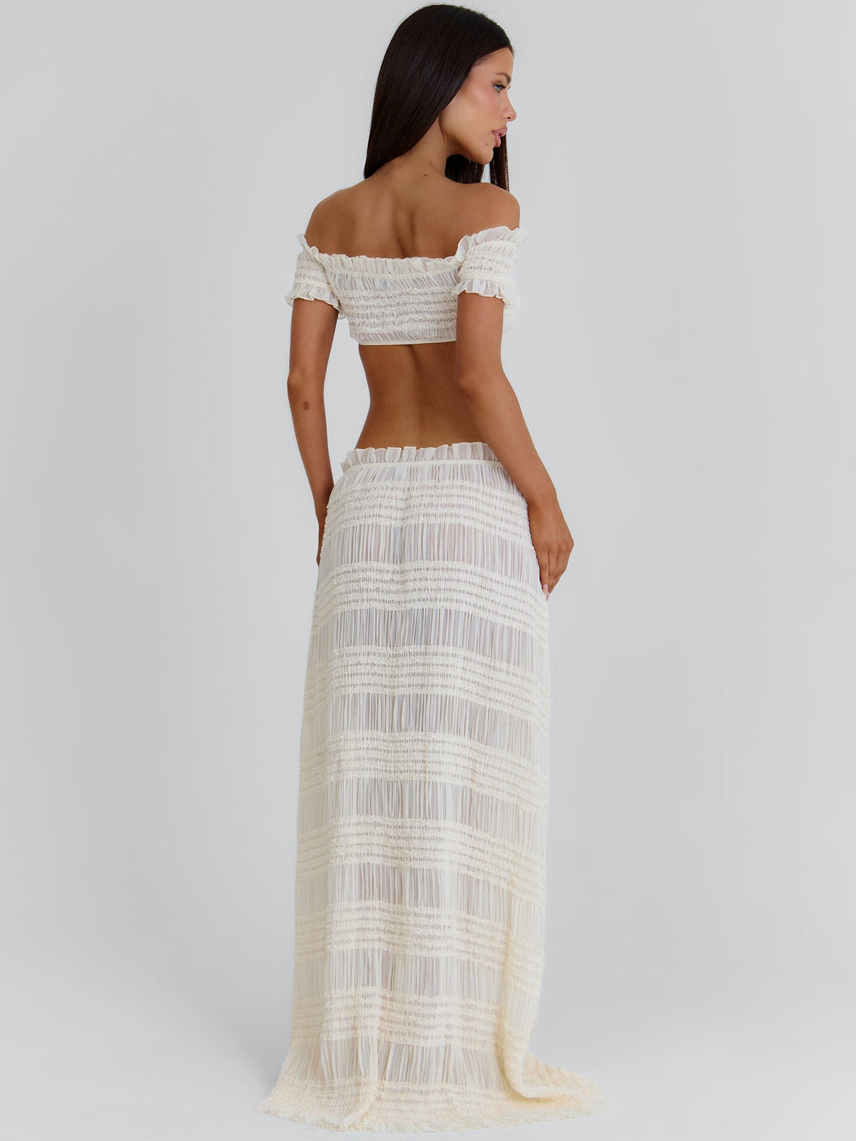 Cassidee Crop Top Cream