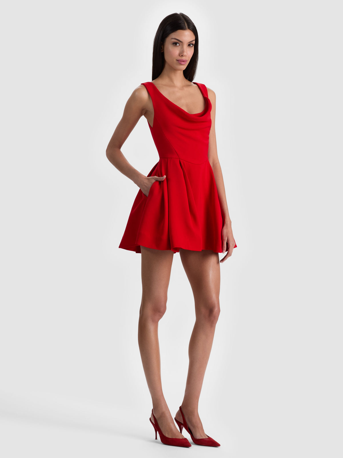 Estrella Mini Dress - Chili Pepper