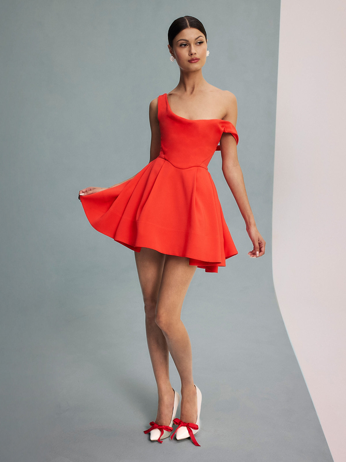 Estrella Mini Dress - Chili Pepper