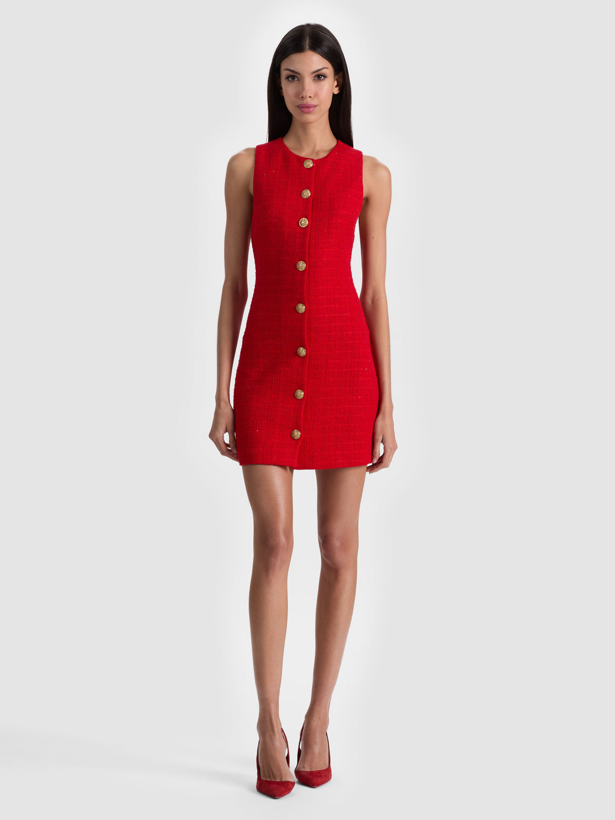 Cade Mini Dress - Chili Pepper