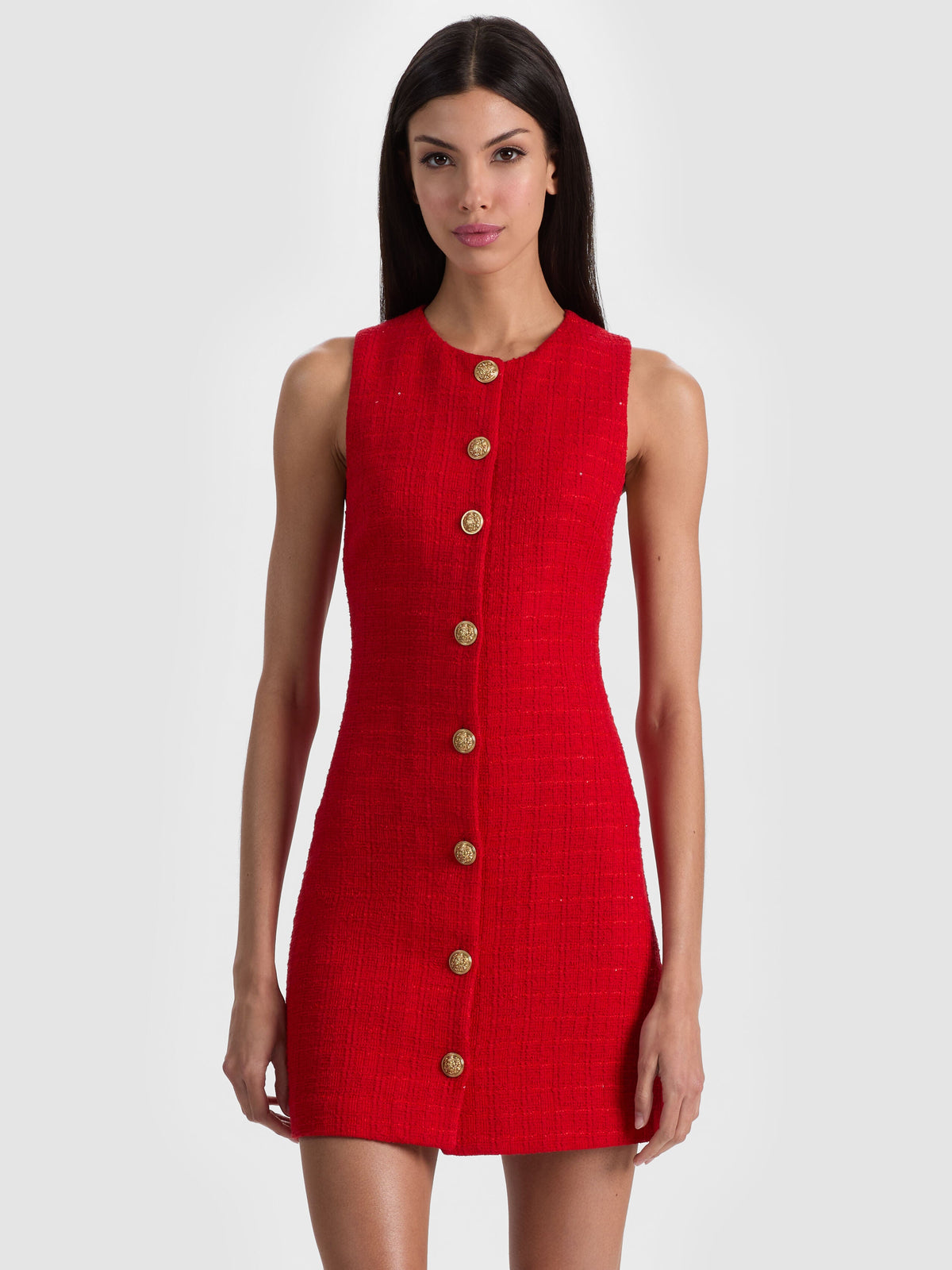 Cade Mini Dress - Chili Pepper