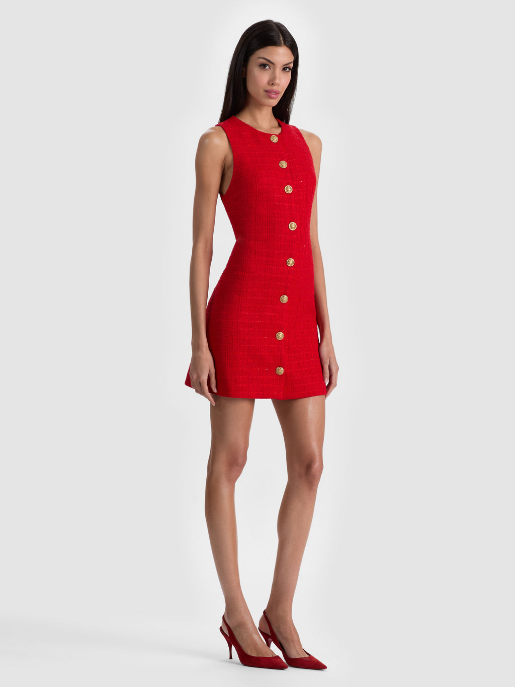 Cade Mini Dress - Chili Pepper