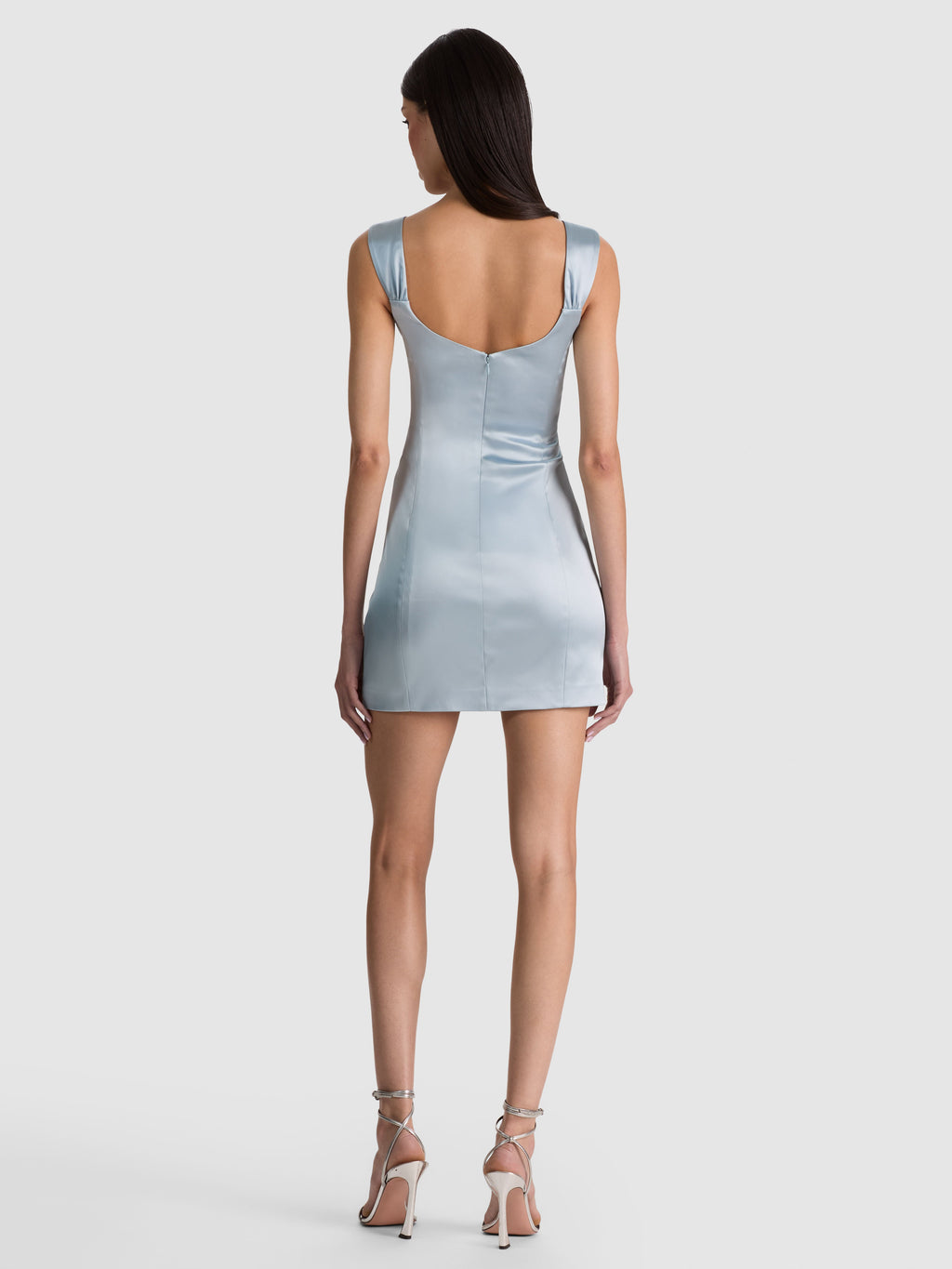 Renee Fitted Mini Dress - Blue Breeze