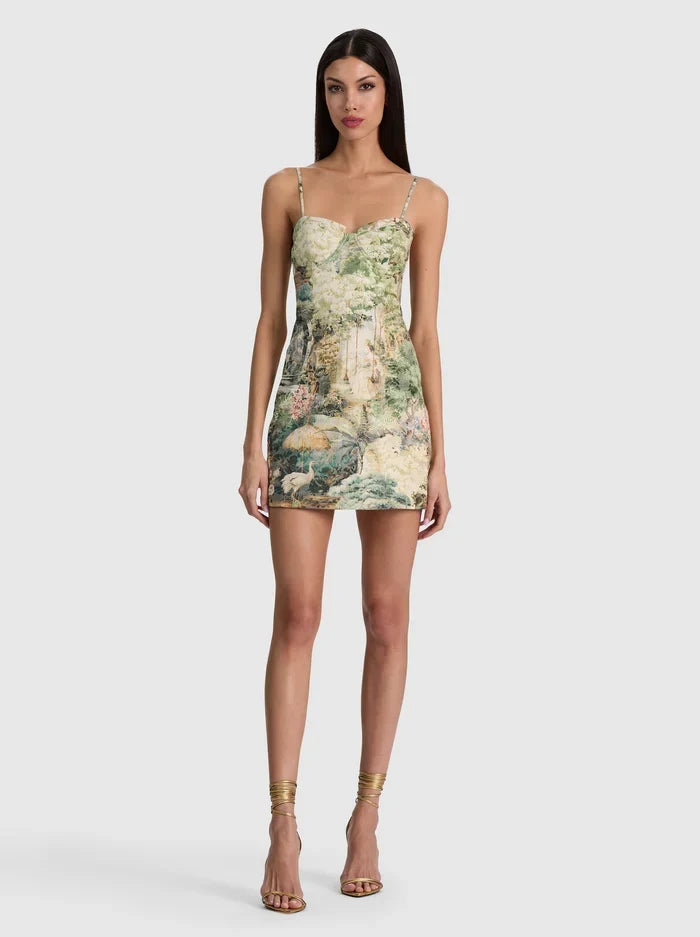 Nila Corset Mini Dress - Terrain Lg