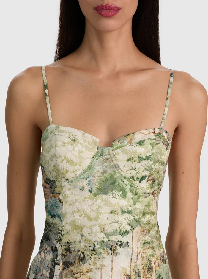 Nila Corset Mini Dress - Terrain Lg