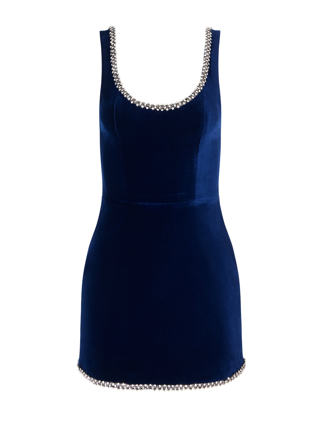 Charlotte Scoop Neck Mini Dress - Midnight Blue