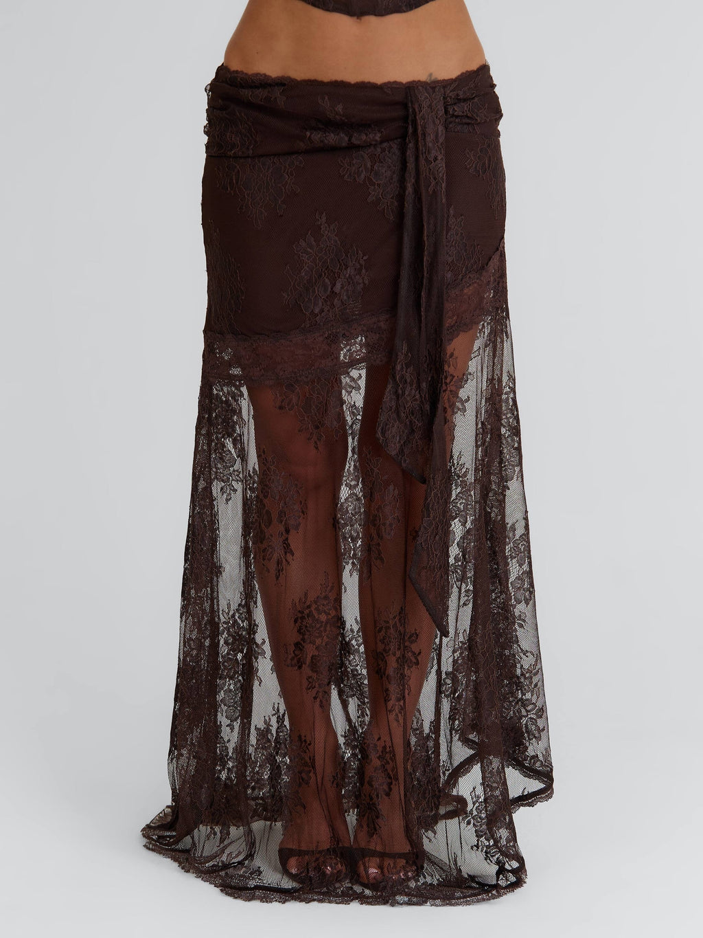 Debbie Maxi Skirt Chocolate