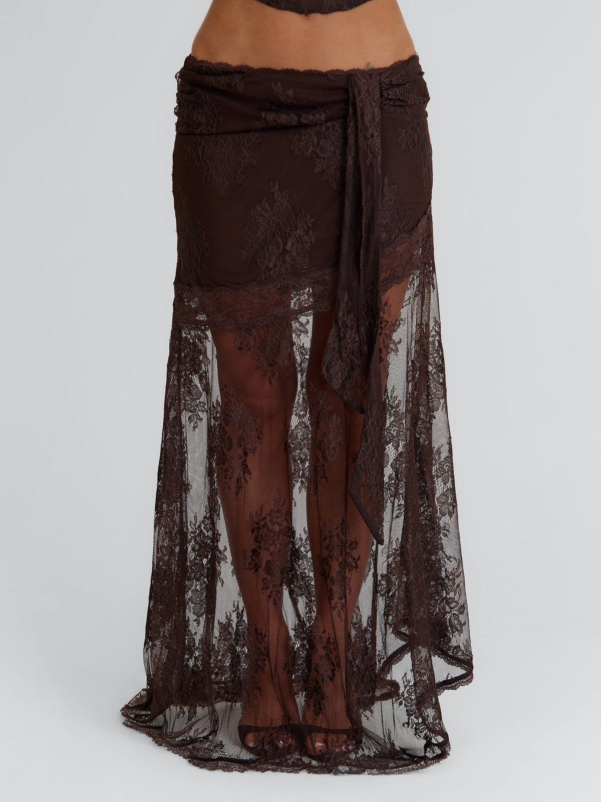 Debbie Maxi Skirt Chocolate