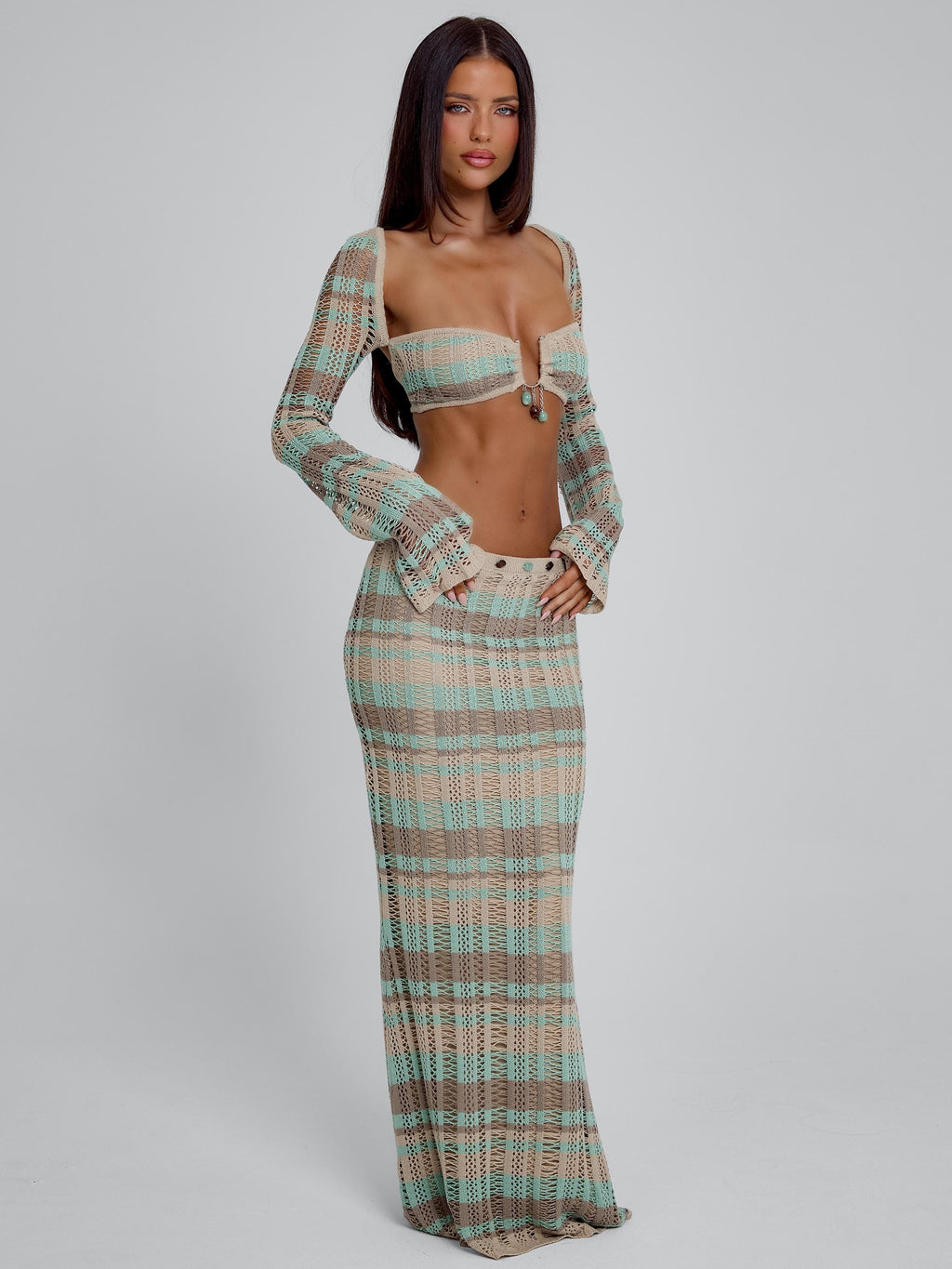 Dune Top Green Stripe