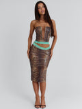 Emmely Midi Dress Tiger