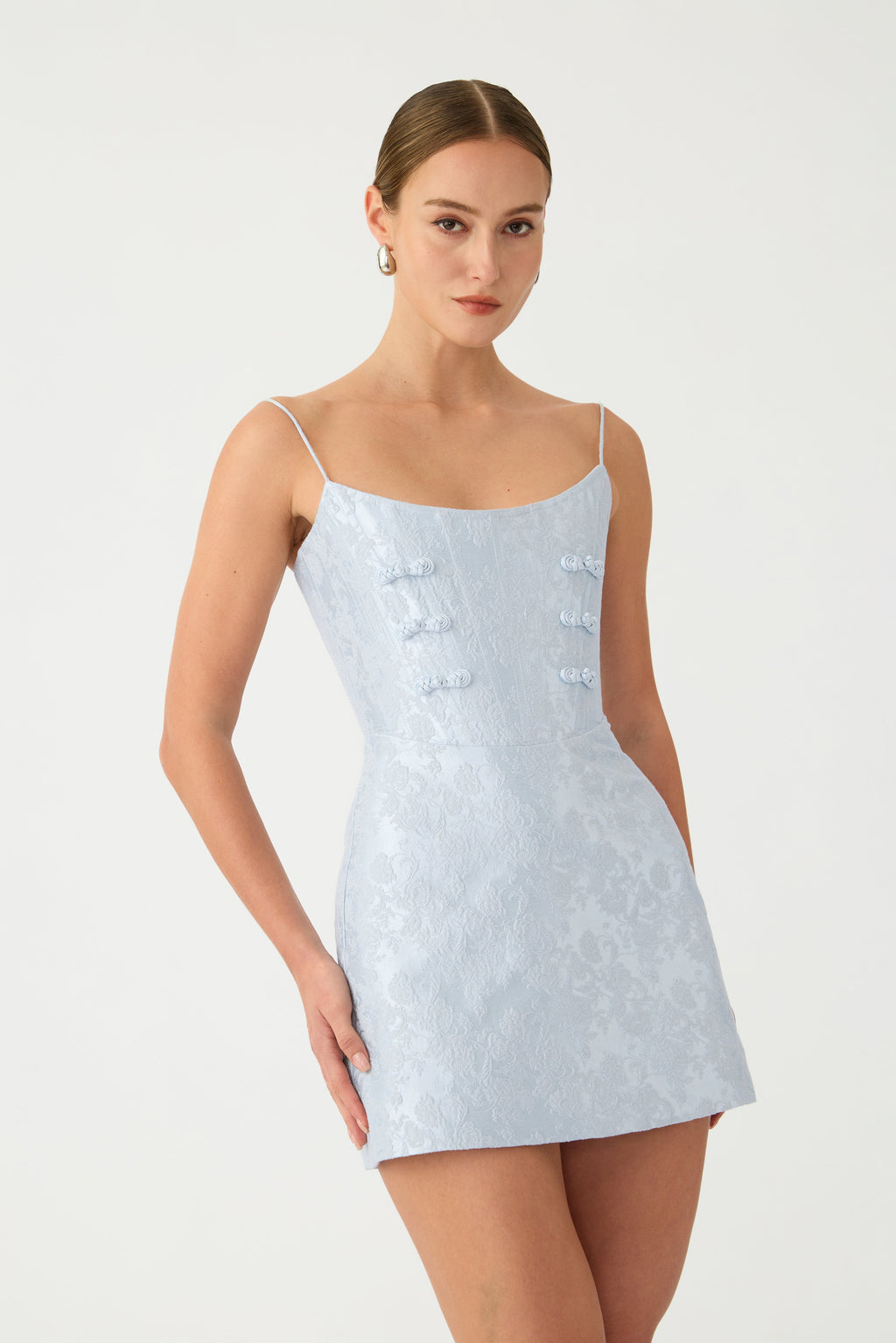 Andi Brocade Mini Dress