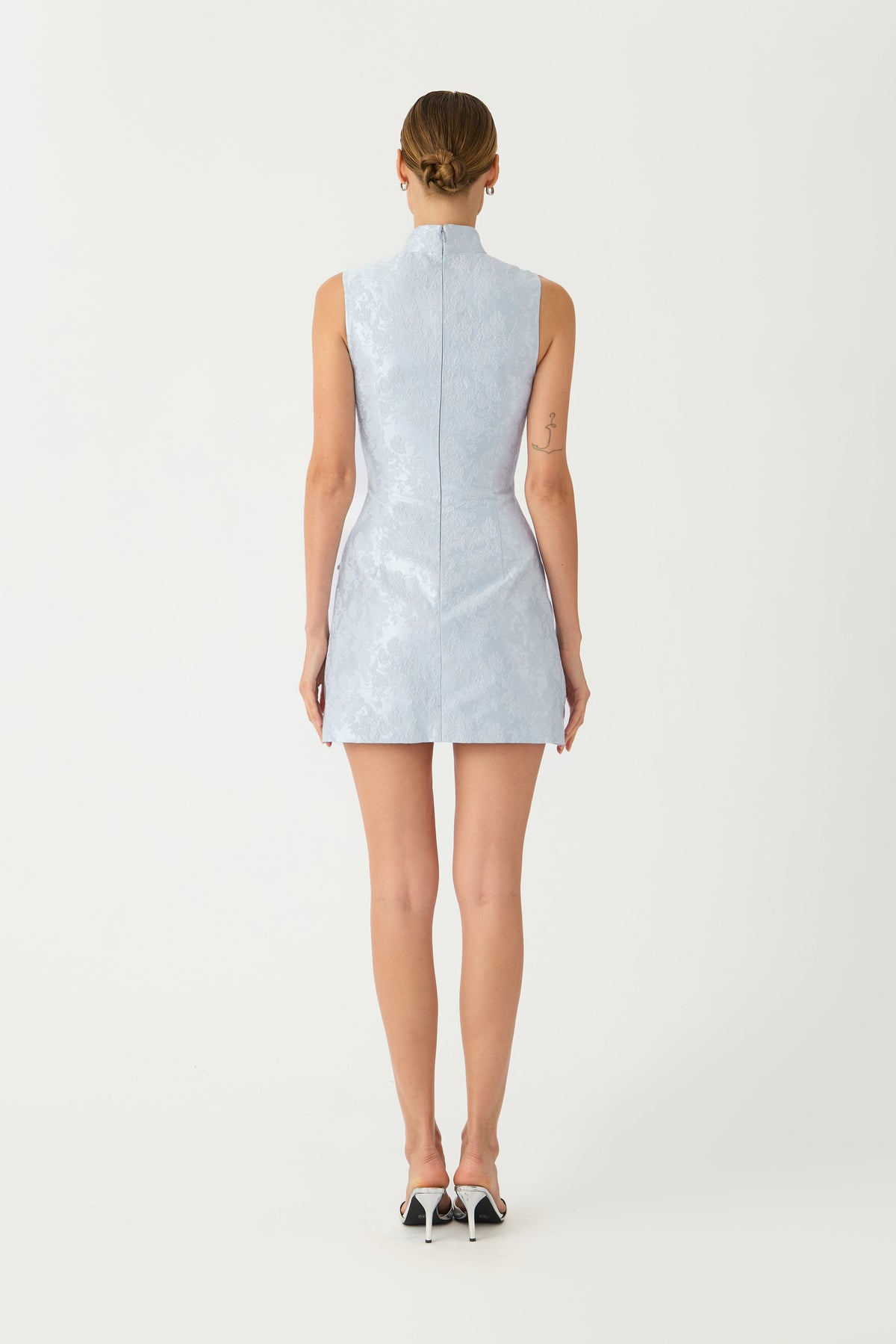 Ines Brocade Mini Dress