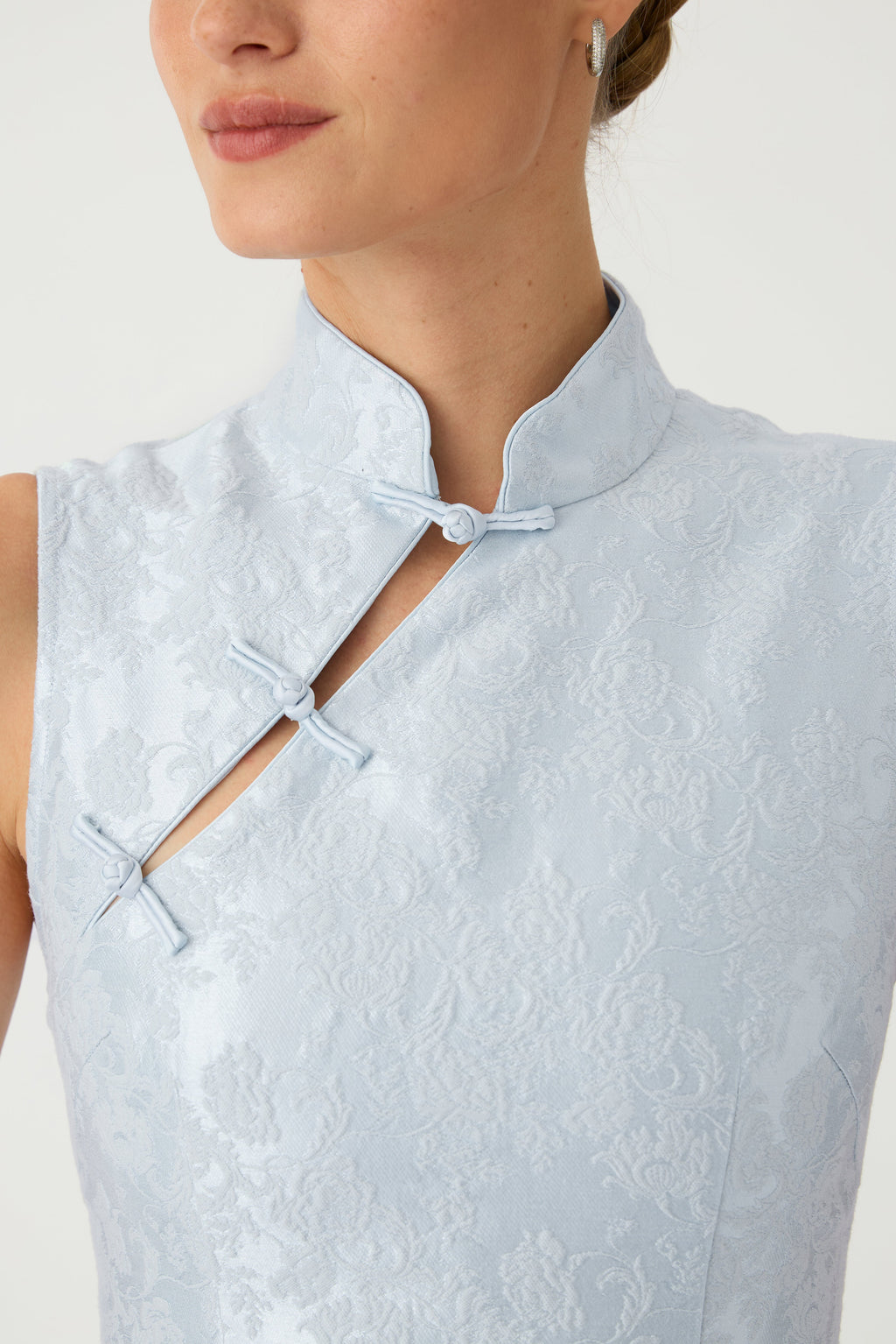 Ines Brocade Mini Dress