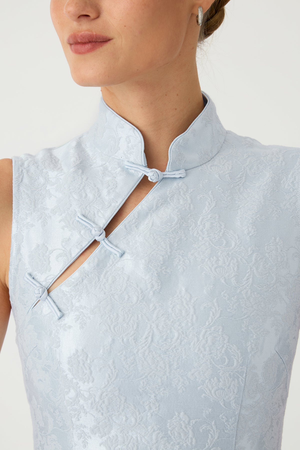 Ines Brocade Mini Dress
