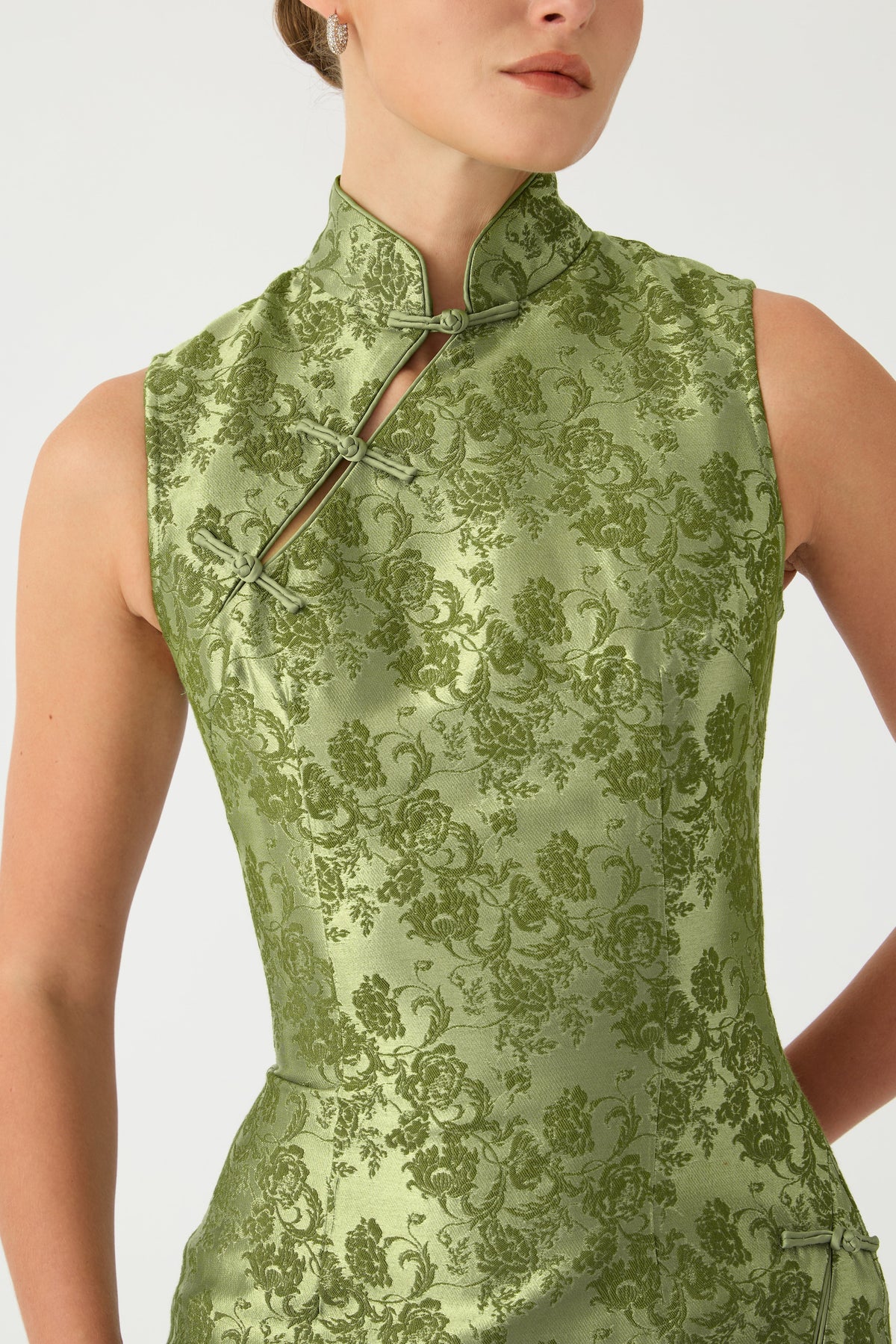 Ines Brocade Mini Dress