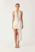 Solene Satin Mini Dress