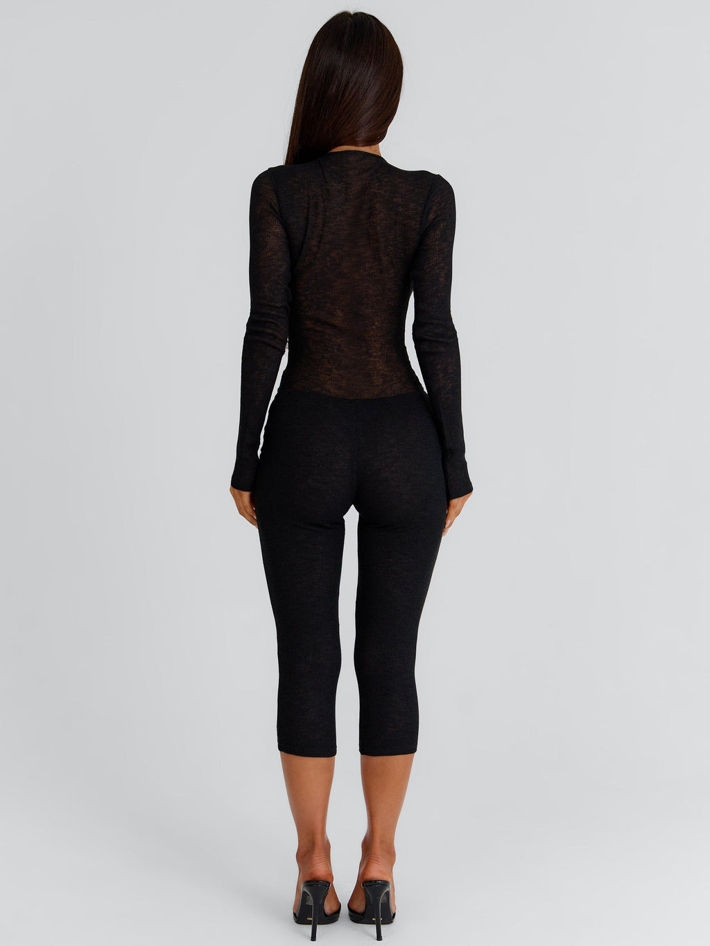 Giovana Capri Jumpsuit Black
