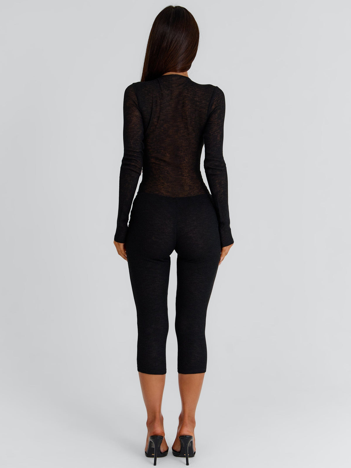 Giovana Capri Jumpsuit Black